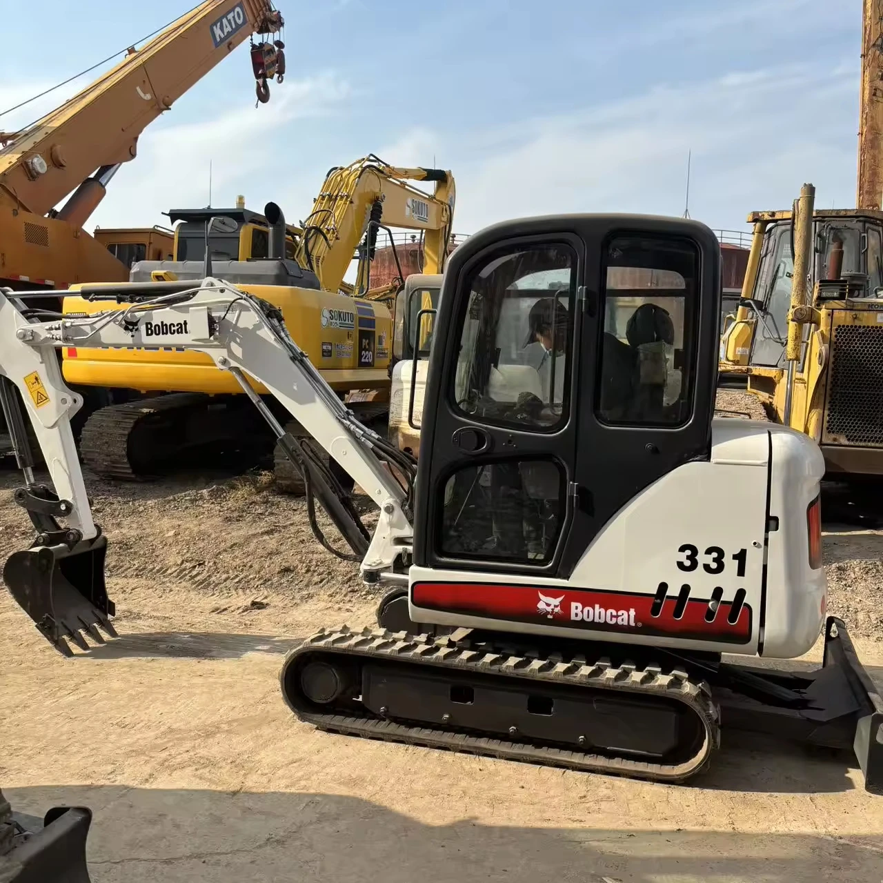 Orginal Used Mini Excavator Bobcat 331 Used Construction Digger Small-Scale Crawler Excavator