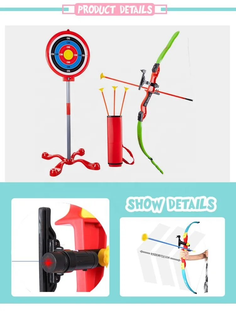 kingsport game children archery soft dart shooting plastic recurve bow and arrow toy for kids