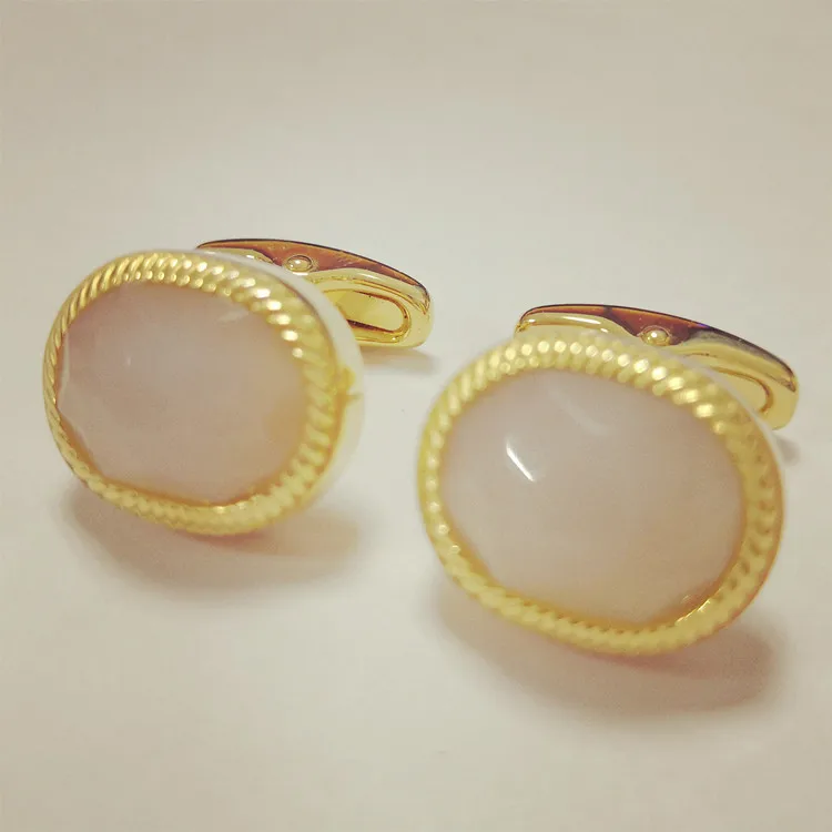 Factory wholesale jewelry gold men cufflinks