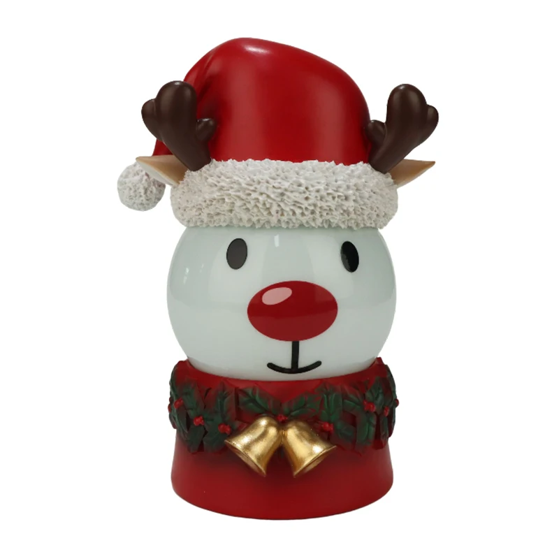 2024 new Snow Globe Christmas gifts 100mm  Nightlight Christmas ball decoration DIY Christmas decoration crystal ball