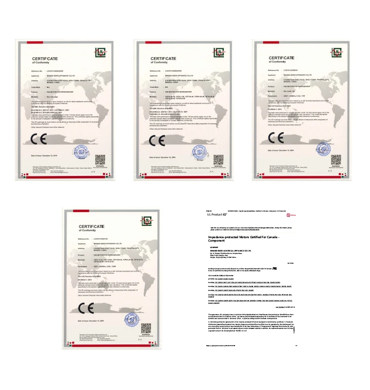 Haier High Quality 110V Shaded Pole Ac Refrigerator Evaporator Refrigeration For Fan Motor 12V Freezer