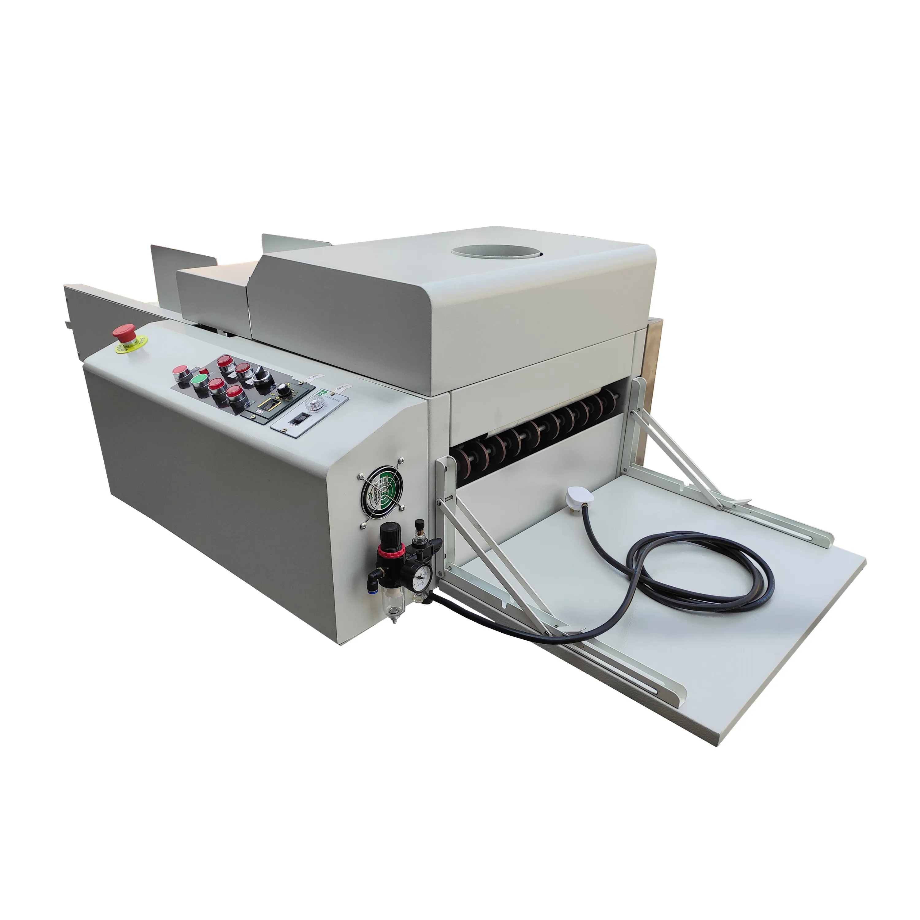 desktop uv roll coating machine with auto feeder coater uv drying machines