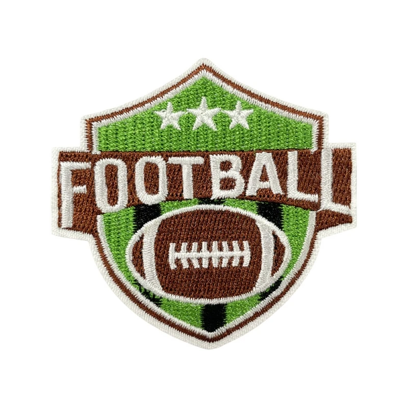 Индивидуальный заказ Американский футбол Вышивка патч низкий MOQ одежда NFL регби вышитые патчи на Железный Декор Одежда