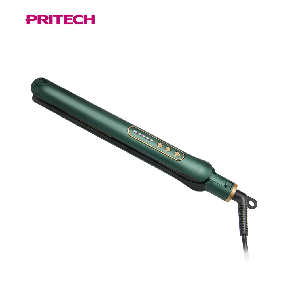 PRITECH   Ionic Hair Straightener Ceramic Coating Plate LED lamp Display Flat Iron