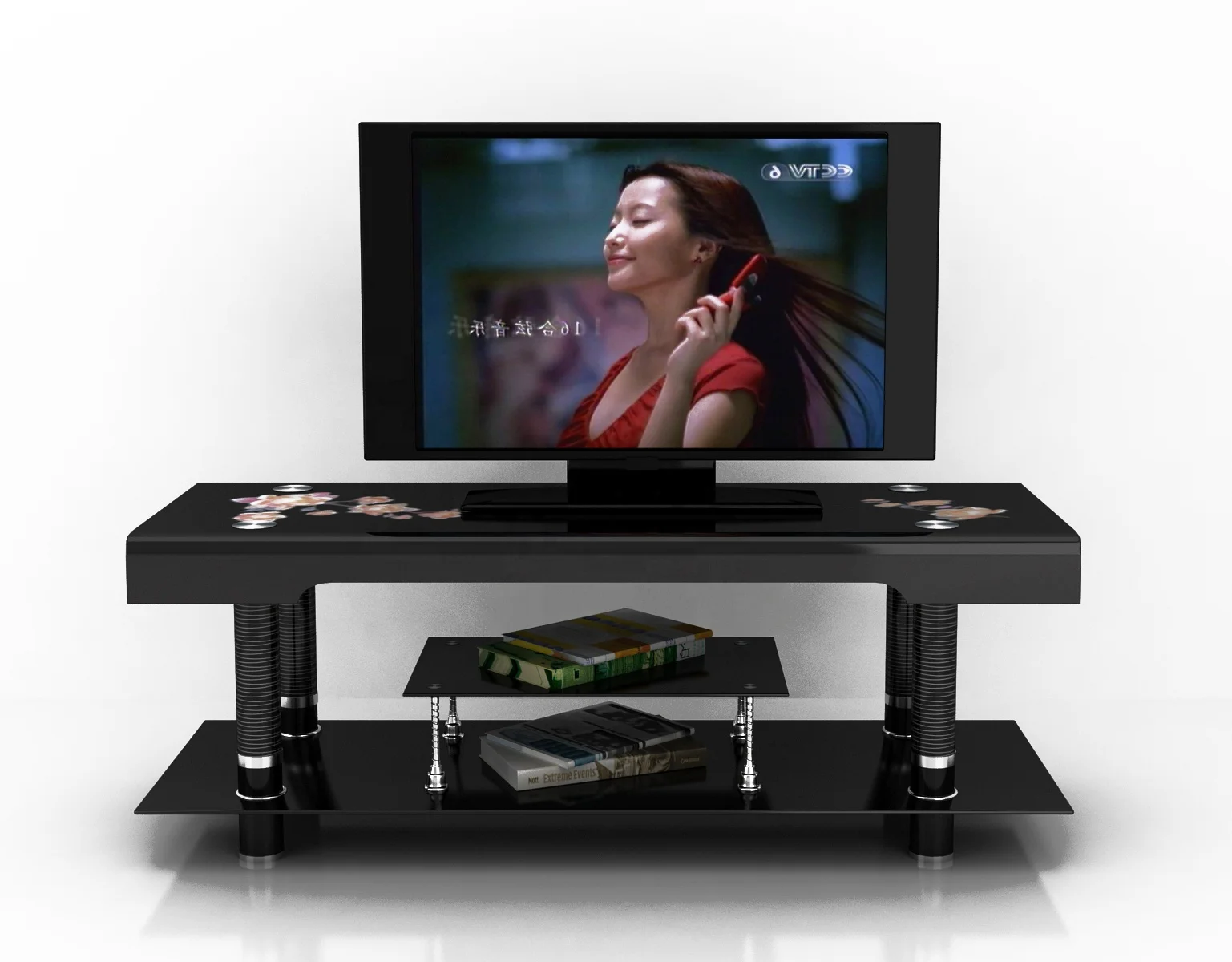 Black thick Tempered Glass for