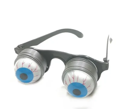 Spoof toys Cartoon Funny gag Toy Halloween Decoration Creative Glasses Crazy Glasses