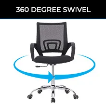Офисная мебель, регулируемое эргономичное офисное кресло, дешевое черное офисное вращающееся кресло