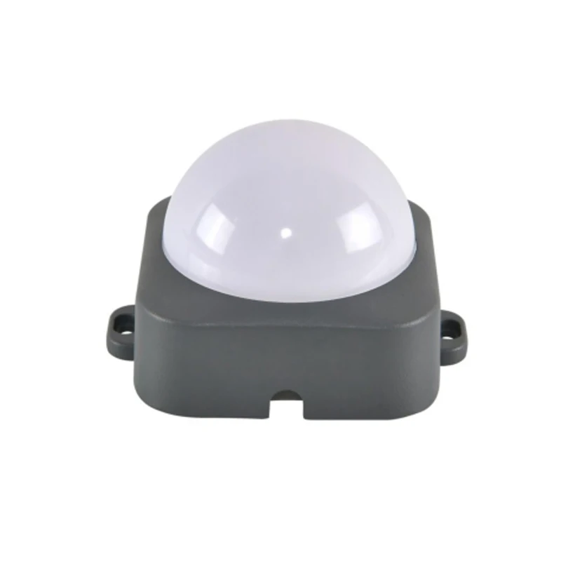 Outdoor structure waterproof square point light source 100mm RGBW full color DMX512 external control warm light pixel lights