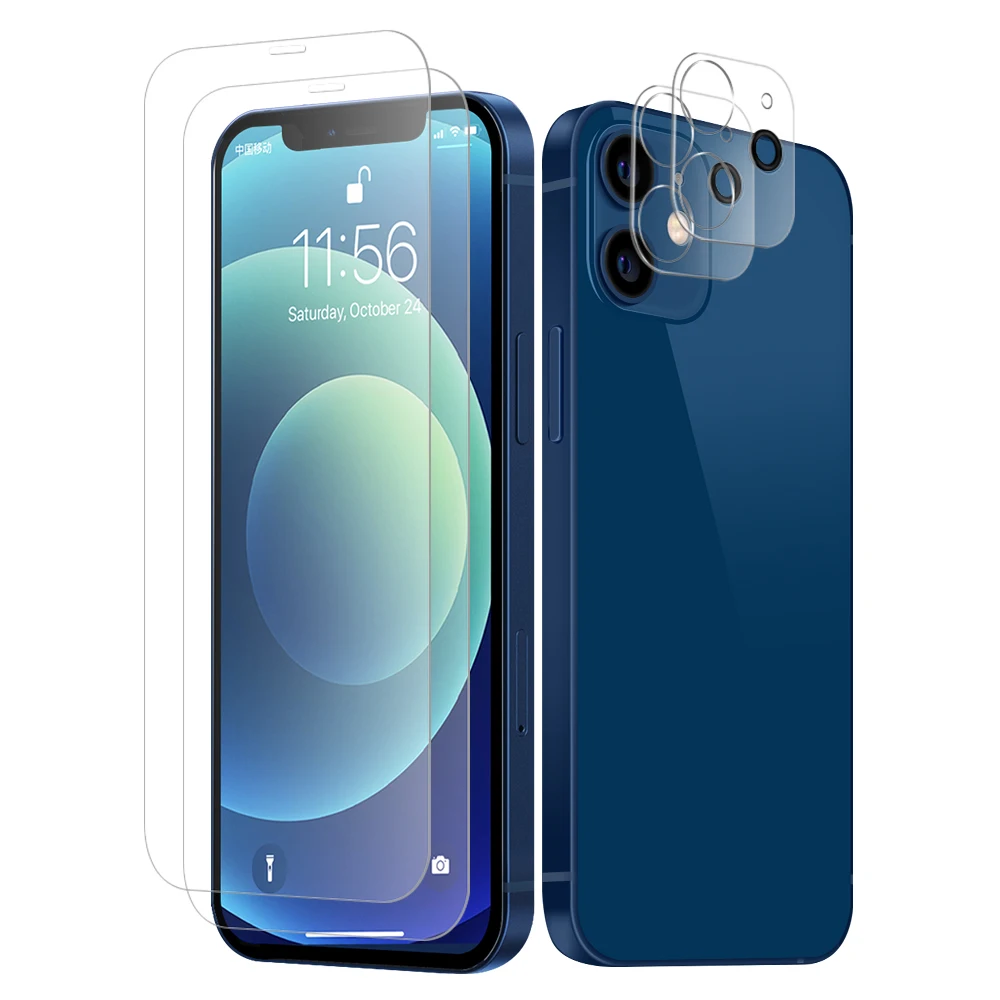 Тренд 2020 2.5D 9H Анти-Царапины объектив камеры телефона Закаленное стекло протектор экрана для iPhone 12