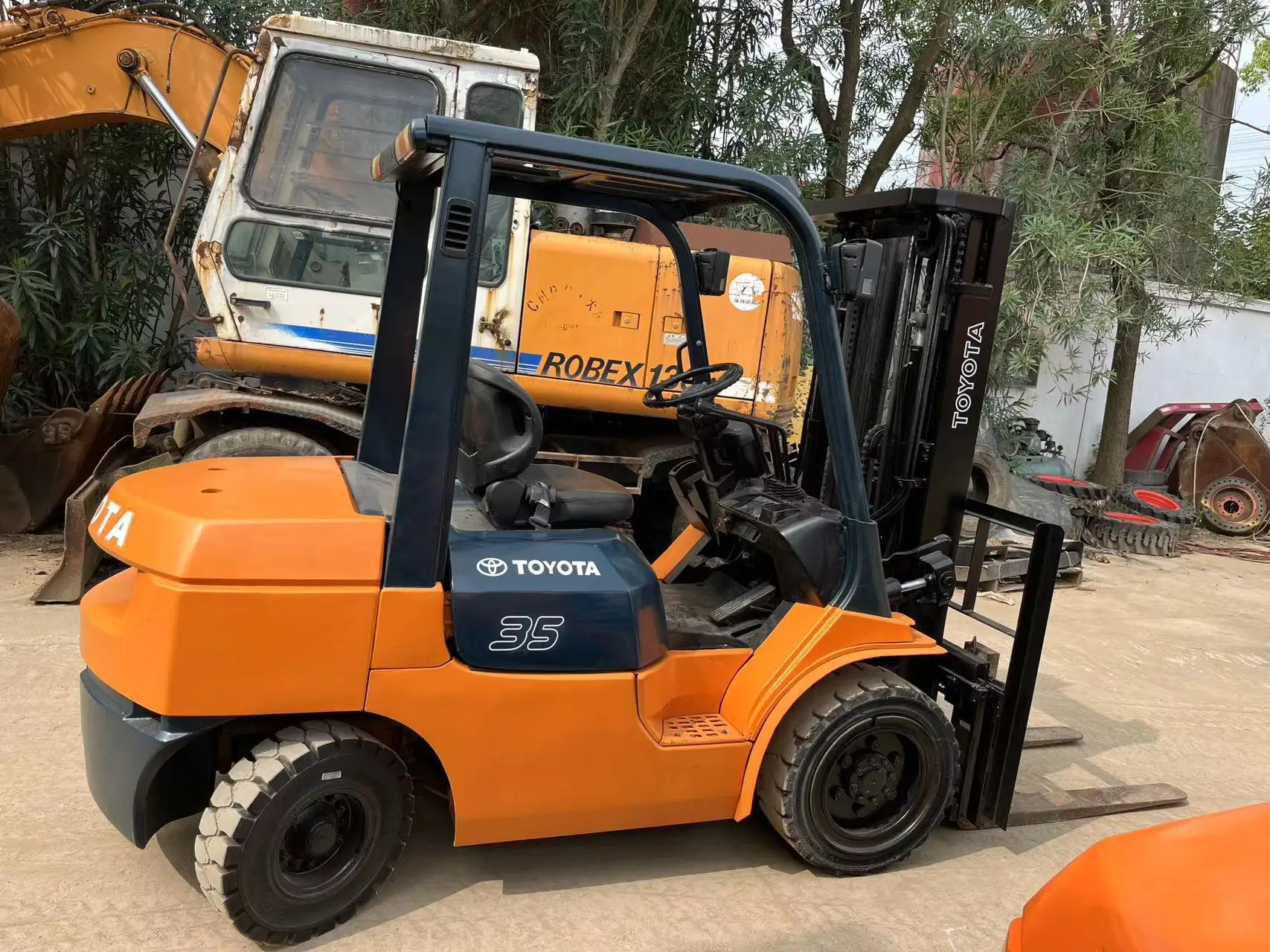 Used Forklift Toyota 3.5ton FD30 Secondhand manual diesel stacker forklift with competitive price