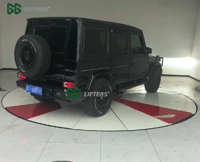 Heavy-Duty 360-Degree Car Display Turntable - Motorized Rotating Platform