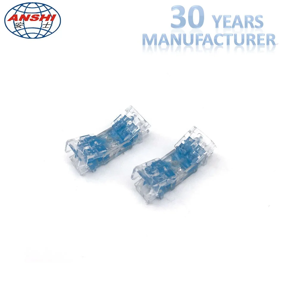 ANSHI 21-26AWG 101E Four Wire Reusable Connector Without Gel