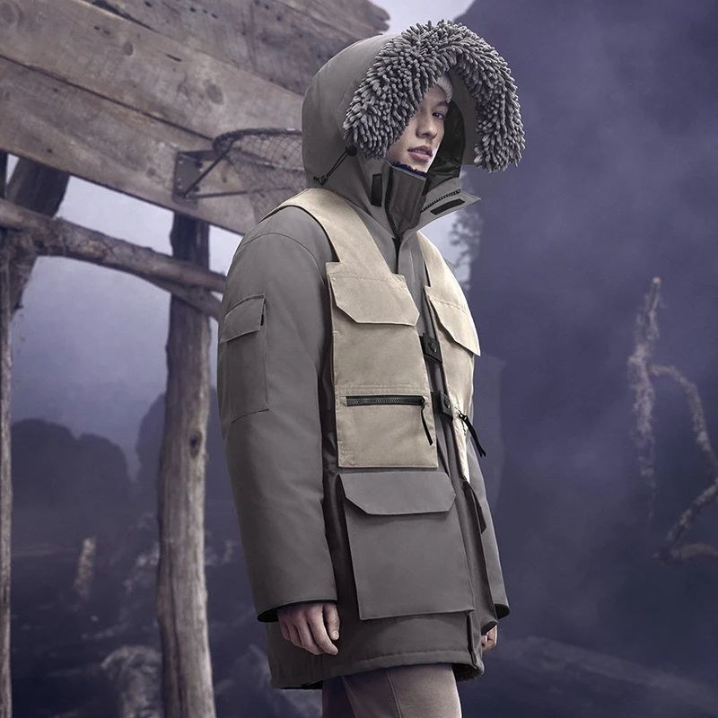 Fur Coat For Extreme Outdoor Excursions Or Golf Course Chenille Hats And Detachable Vests