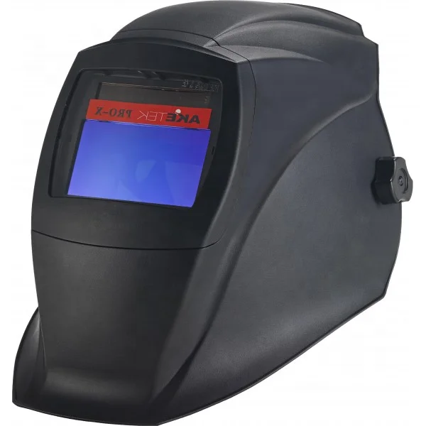 Black Electric Wide Shade Range Welding Helmet for MIG MMA Welding Work Auto-Darkening Solar Powered