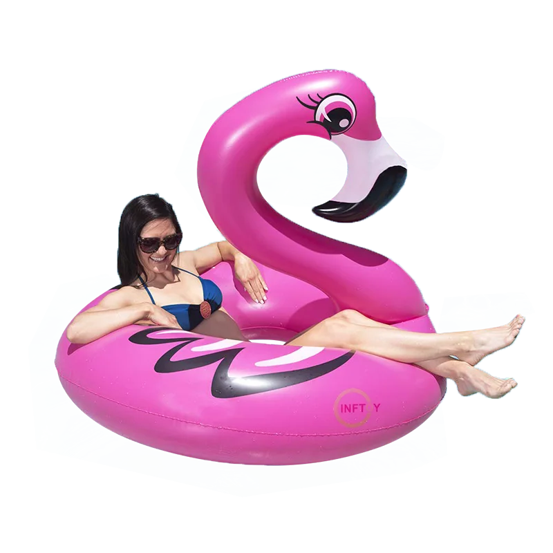 48-Inch Swimming Pool Tube Float, Flamingo Inflatable Swim Ring Tube Float Pool Toys Floats Pool Party