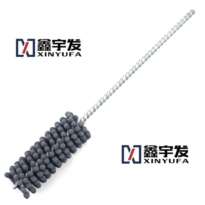 Factory Supply Abrasive Polishing Flex Piston Grinding Silicon Carbide Ball Head Brush Tube Inner Wall Rust Removal Ball Brush