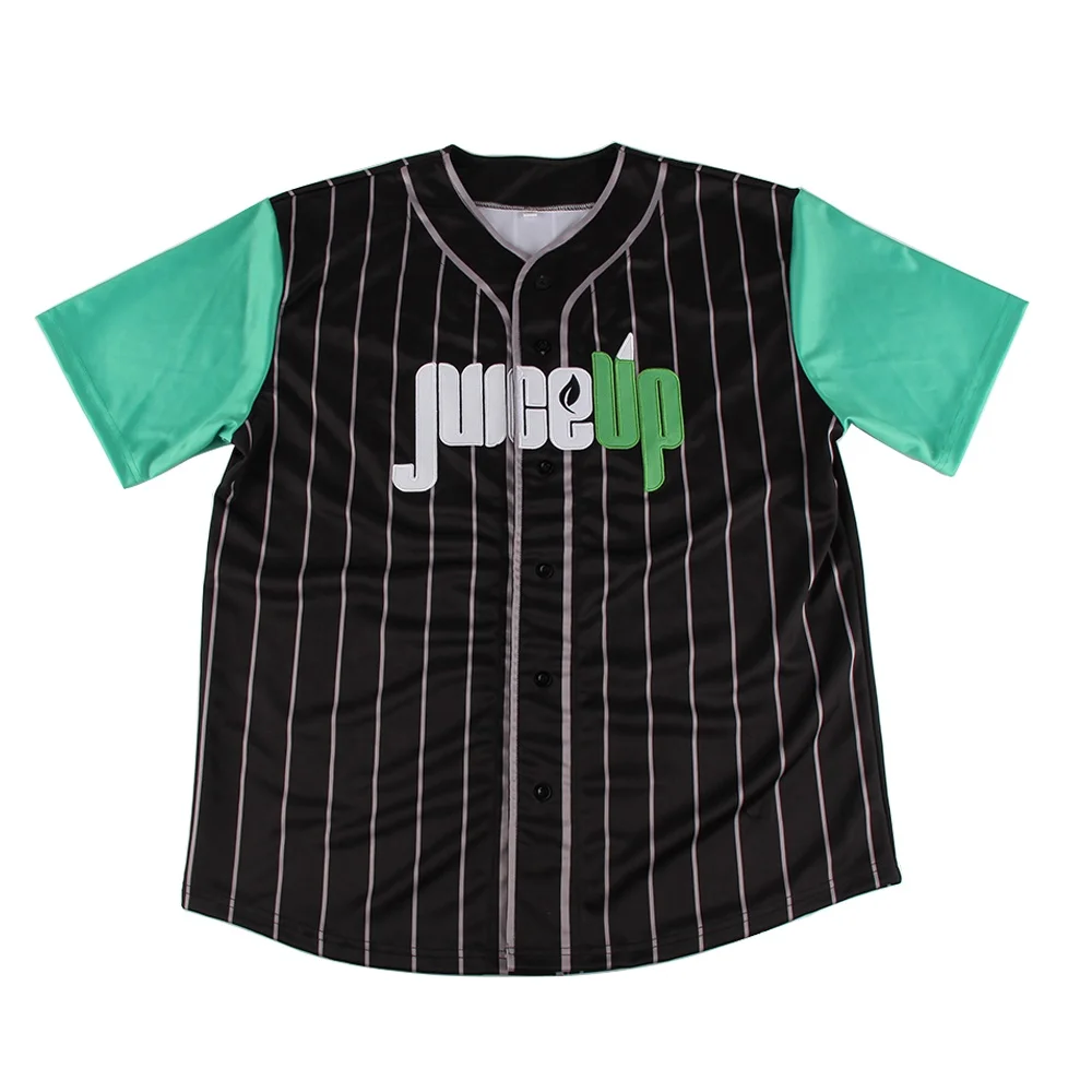 Quickly Customize Your Design Casual Fashion Striped/Plaid/Solid Color Printing/Embroidered Baseball Uniform Jersey