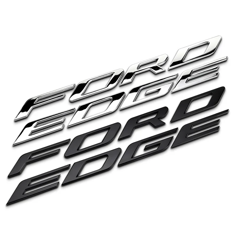 
Chrome car logo alphabet sign letters plastic Chrome lettering custom 3D ABS car stickers 