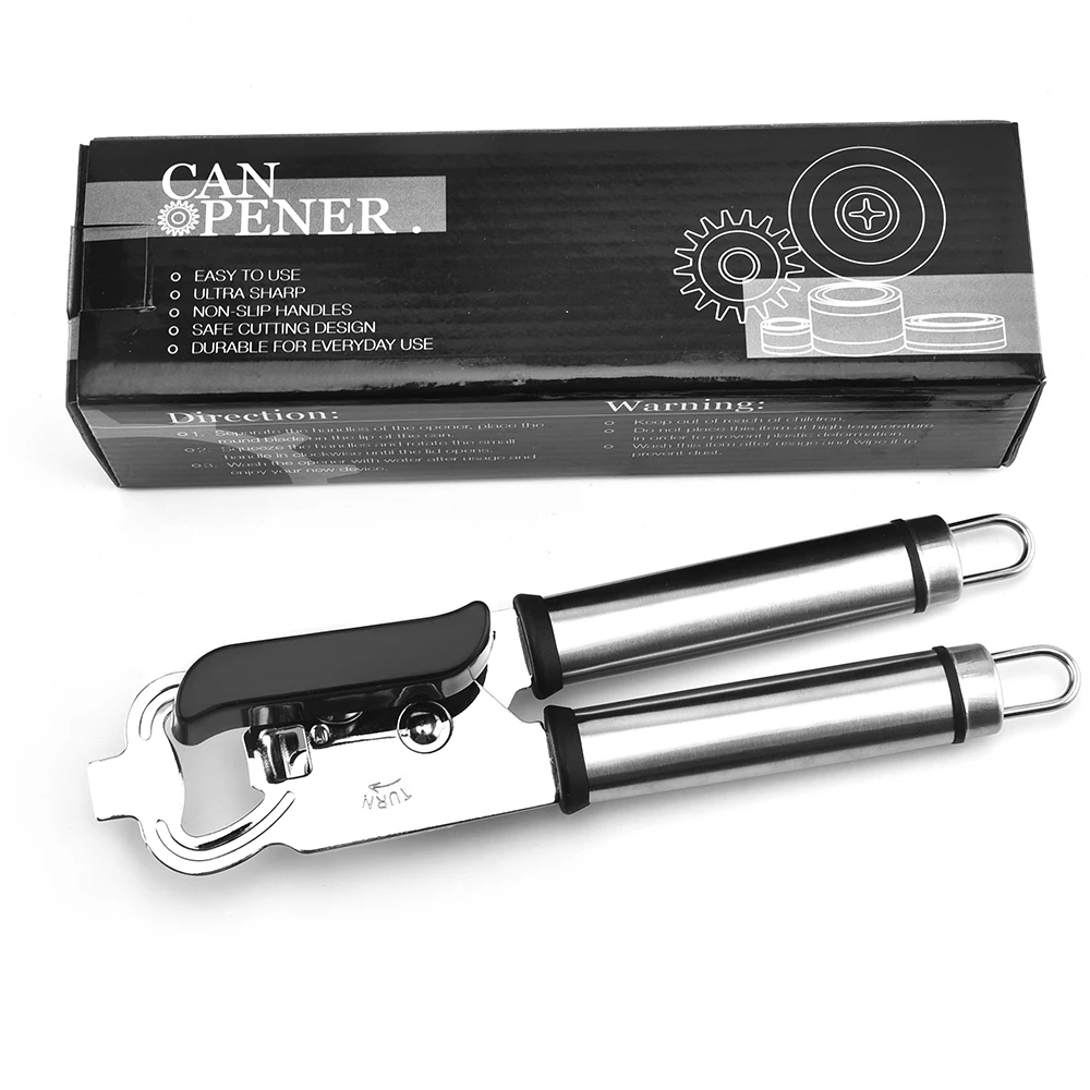 Factory Tik Tok Hot Selling Stainless Steel tin can opener manual can opener bottle opener