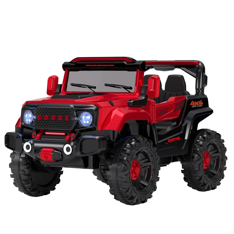 Four Drive 6V/7A Battery 2 Seats Electric Car Kids Off Road Children Baby Toy Car Ride on Car for Kids to Drive Remote Control.