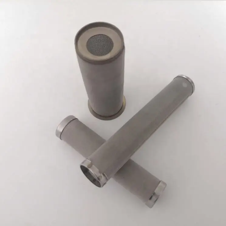 Stainless Steel Woven Wire Mesh Strainer Filter Screen Bucket Chinese Manufacturer Pipe Strainer