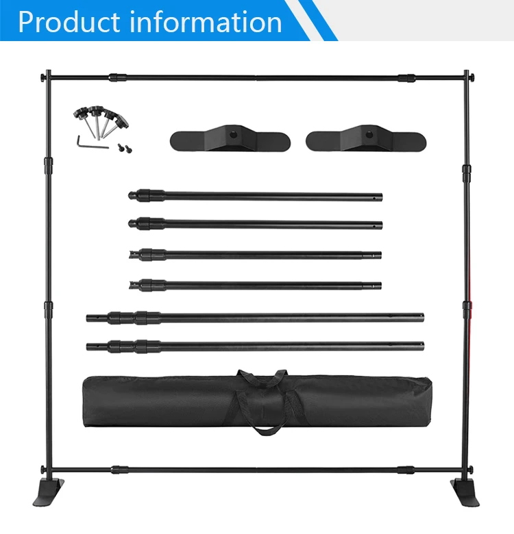 Adjustable universal frame universal frame  background stand  8*8 feet
