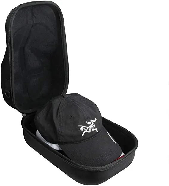 Travel EVA Hard Hat Carrier Case Baseball Box Universal Carrier for Hats Carry On Bag Men & Women Bag Hat Storage Case