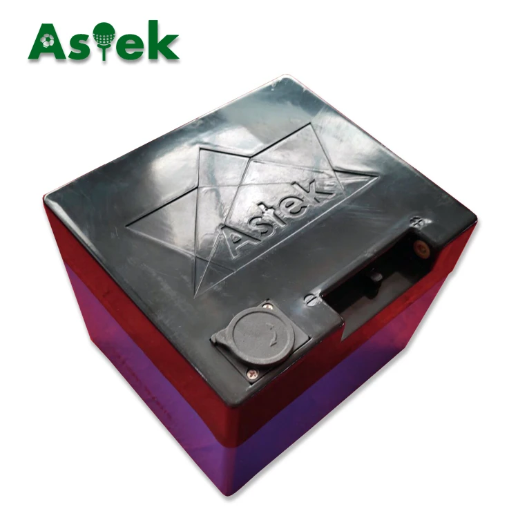 Battery ASTEK Plastic Electric Golf Trolley Lithium Battery For Golf Cart