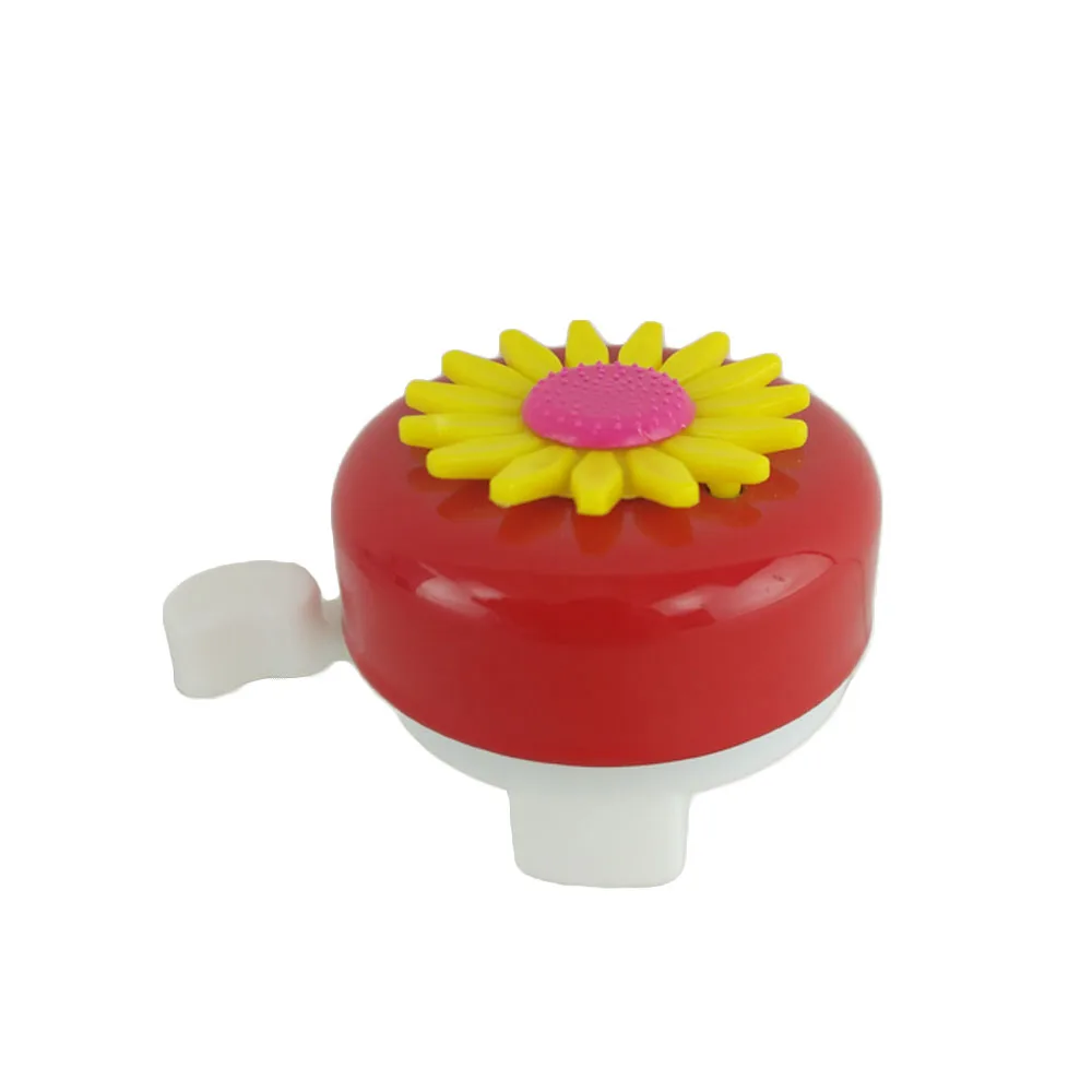 Лидер продаж разноцветный детский велосипед велосипедное кольцо колокольчик велосипед цветочный Тип Милая наклейка в виде колокольчика на заказ велосипедный колокольчик