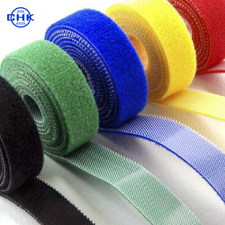 Elastic Hook And Loop Hook And Loop Tape Embossed Hook And Loop Tape