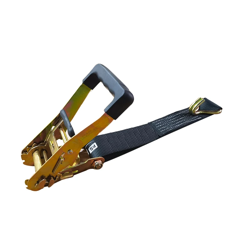 Hot Sell retractable 50mm heavy duty ratchet straps 2 inch dirt bike ratchet straps