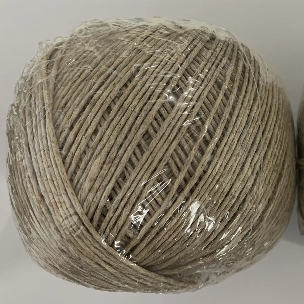 1mm Natural Hemp Twine 100% Organic 430ft/130m Packaging Rope
