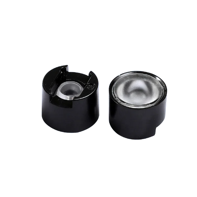 Optical Mouse Lens with Clear IR LED Black Holder PMMA Material 1W 3W IR Led Lens