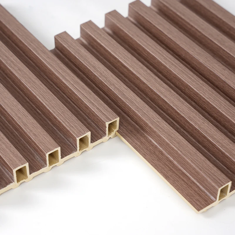 China Supply High Quality And Grade Cheap Price WPC Wall Panel High Quality Fluted Wood Alternative For Interior Wall