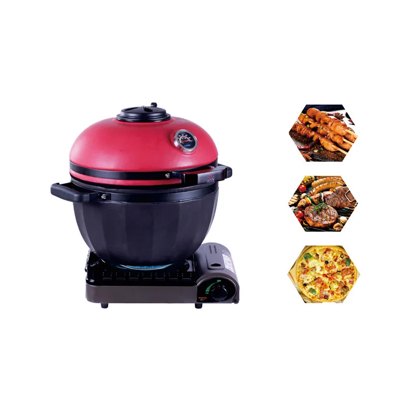 Hibachi яйцо пожарная коробка для китайской керамики немецкий черный барбекю литой алюминий газовый Kamado гриль расширитель Metalen керамический гриль