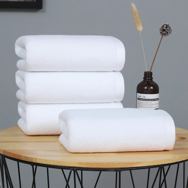 Cotton Class a Bath Towel Hotel White Cotton Bath Towel Spa Luxury Quick-drying Bath Towel