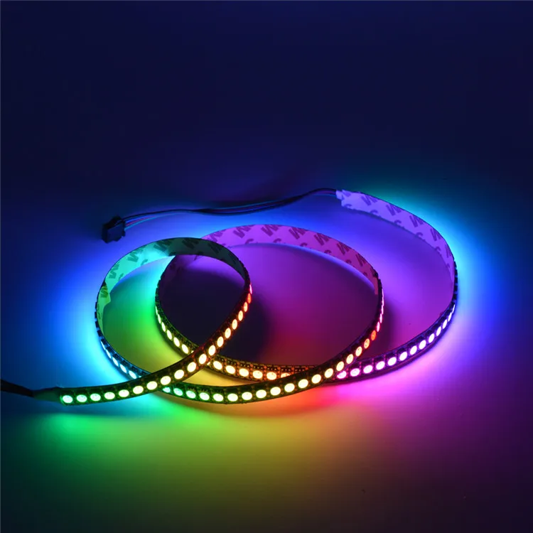 Пиксельная Светодиодная лента 5050 RGB модифицируемая 5 в WS2812B - 60 светодиодов на метр водонепроницаемая 5-метровая
