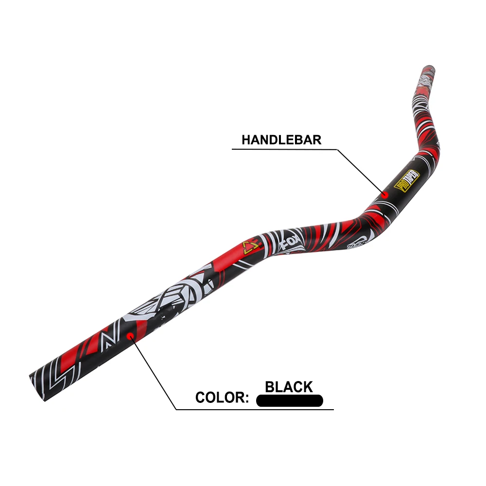 JFG Universal Asian Black Motorcycle Adjustable MX Handlebars Riser Motorcycle Handlebar 7/8 22MM For Sale