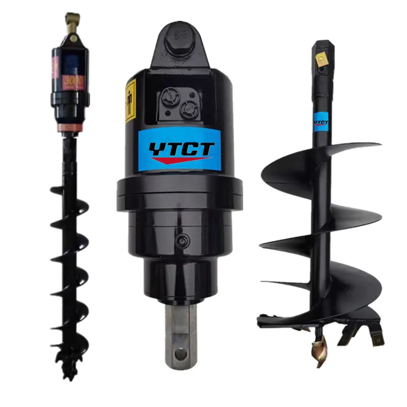 Excavator Drilling Machine Auger Attachment Auger Drill Prices