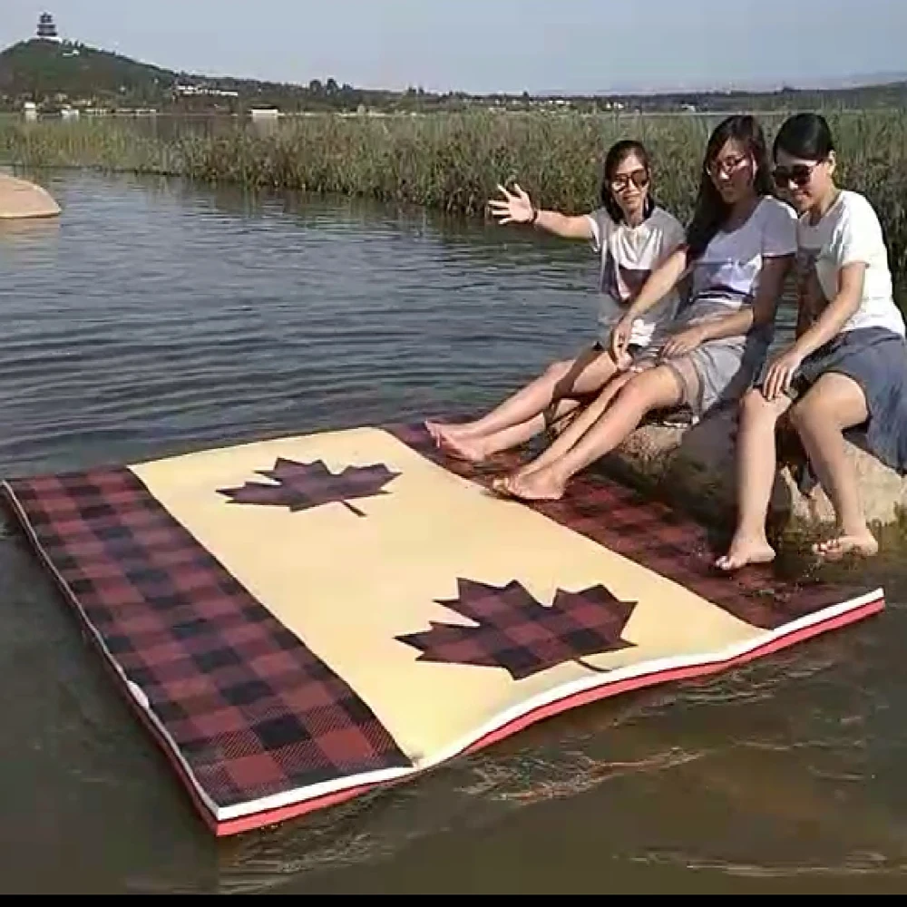 New design durable custom pool float bed with CE certificate