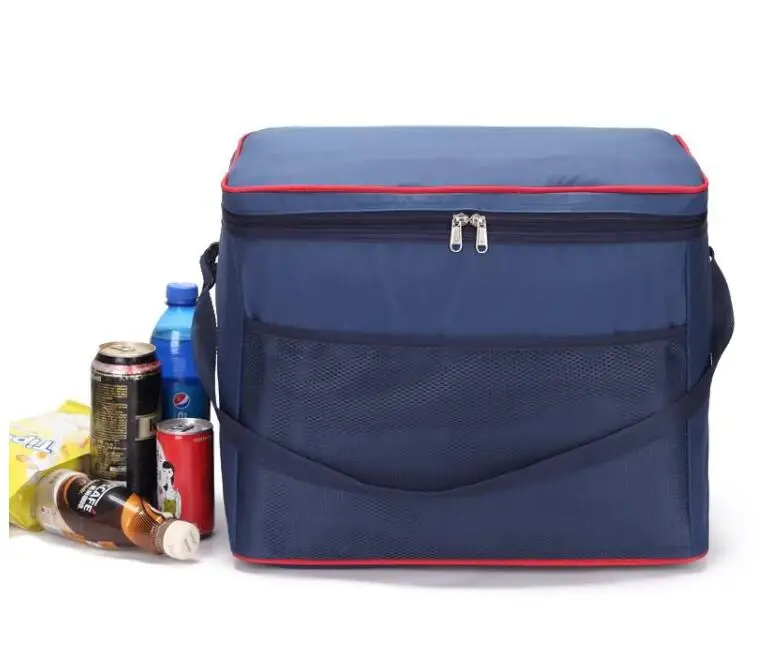 35L big capacity foldable leakproof cooler bag food wine vehicle insulation cool ice pack picnic lunch box