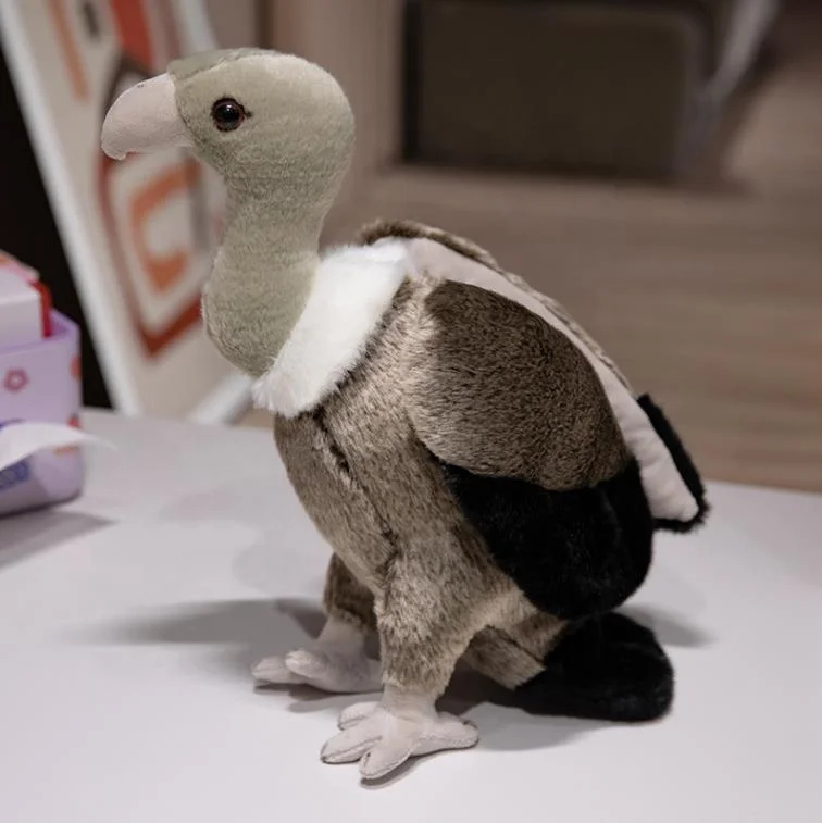 Forest Pelican Ostrich Vulture Soft Toy Lifelike Bird Plush Animal Toys Cute Bird Plushie Gifts