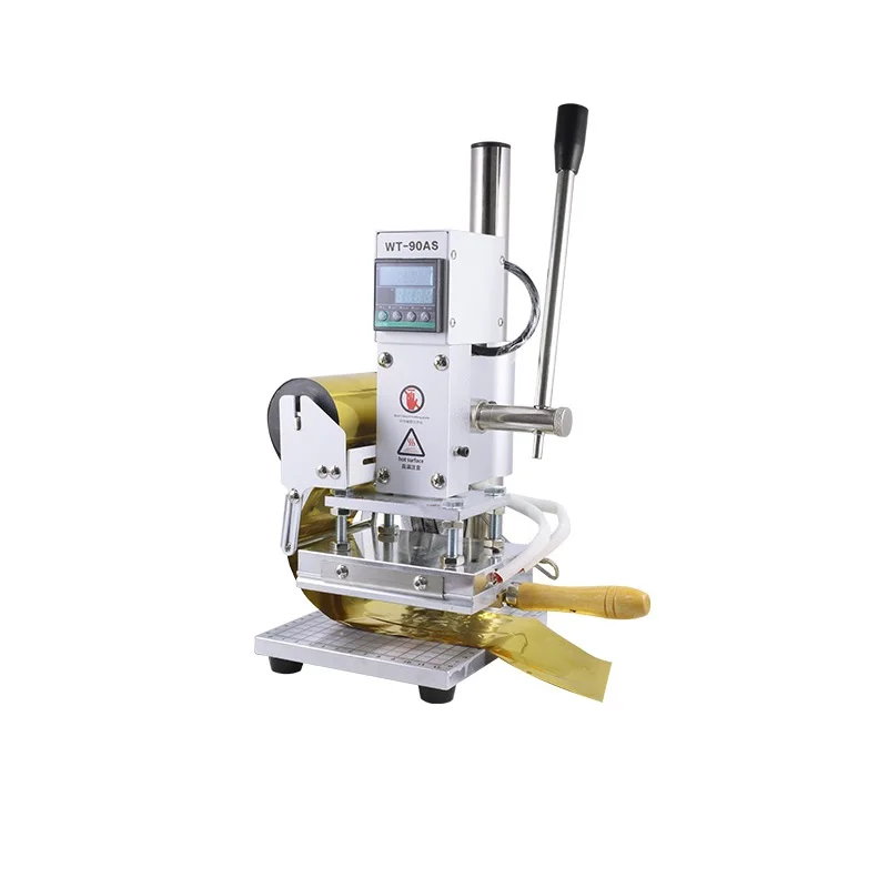 Manual Digital Hot Foil Stamping Machine for Leather Plastic paper card