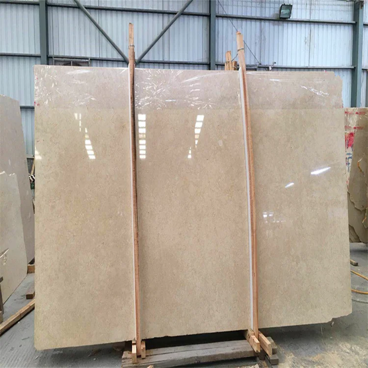 Egyptian beige marble slab square countertops and vanity top