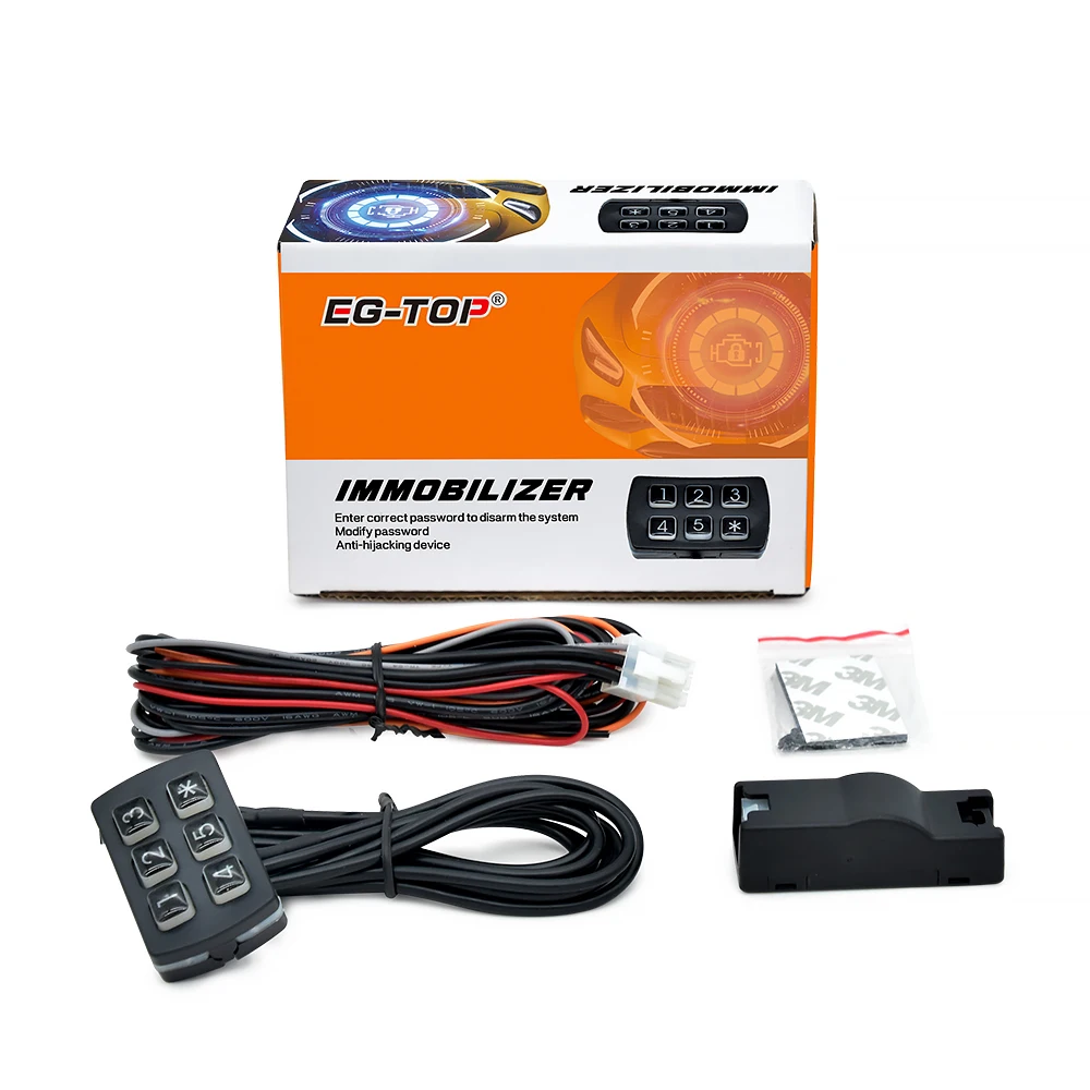High Quality One way  12V Alarm System For Car Immbolizer anti-theft