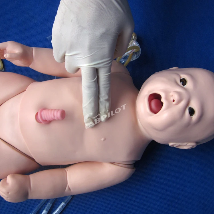 Multi-functional Training Newborn Baby Manikin Nursing CPR Auscultation Function