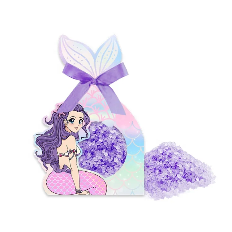 Private label Wholesale cosmetic luxury beauty cleaning special  bath salt spa set with bag