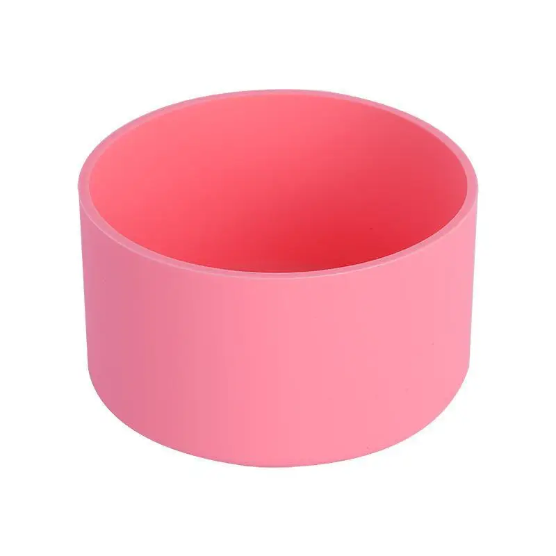 Food Grade Custom Silicone Cover Protective Water Bottle Bottom Sleeve Silicone Cup Boot For Stanley
