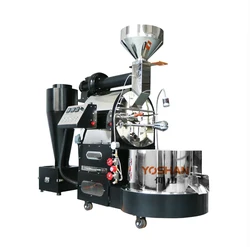 Yoshan 6kg industrial hor air haas 5kg dy 6 kg gas12kg double drum commercial coffee roaster 5kgs industrial machine