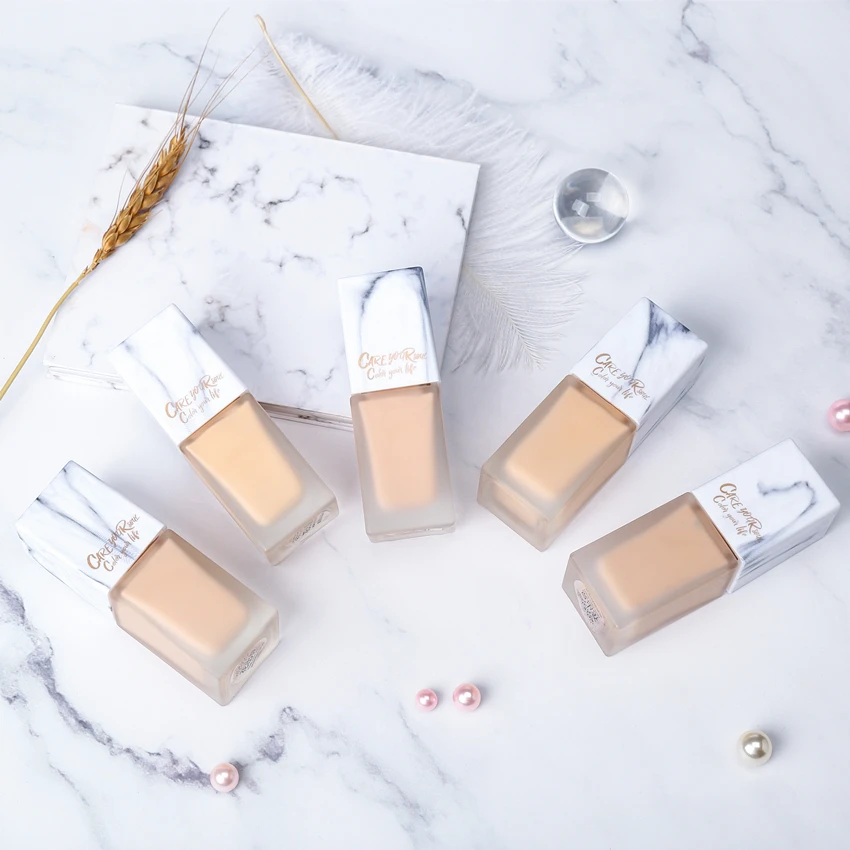 Cosmetics Manufacturers Custom OEM Long Lasting Waterproof Natural Concealer Face Makeup Liquid Private Label Foundation